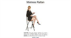 Desktop Screenshot of mistressrattan.com