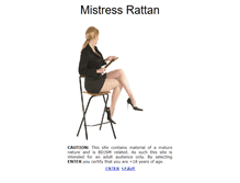 Tablet Screenshot of mistressrattan.com